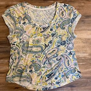 Pilcro Anthropologie Paisley Shirt